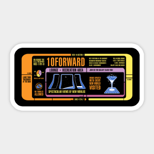 Star Trek - 10FORWARD Sticker